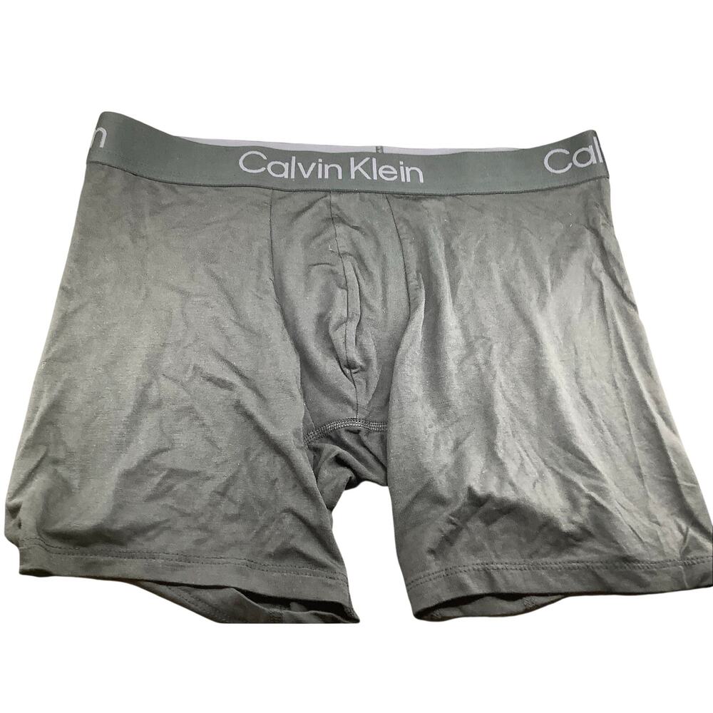 Calvin Klein Men's Medium Black Ultra Soft Modal Boxer Briefs B13-7